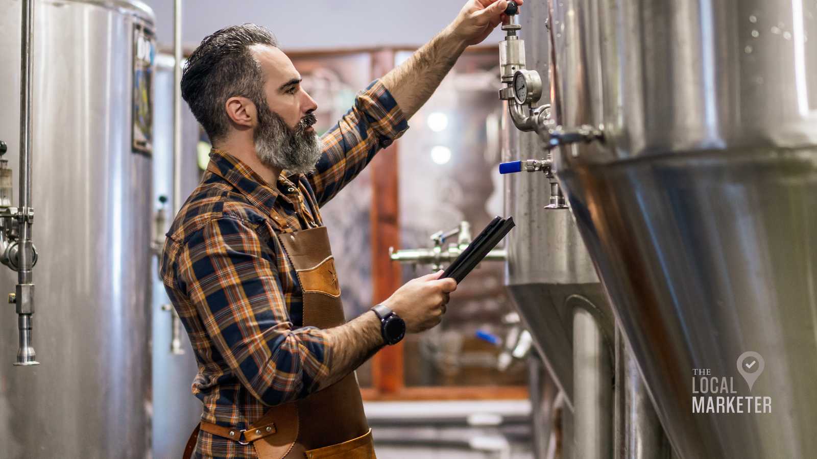 Photo of a brewmaster